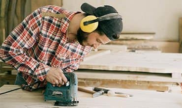 General contractor on site managing a construction project